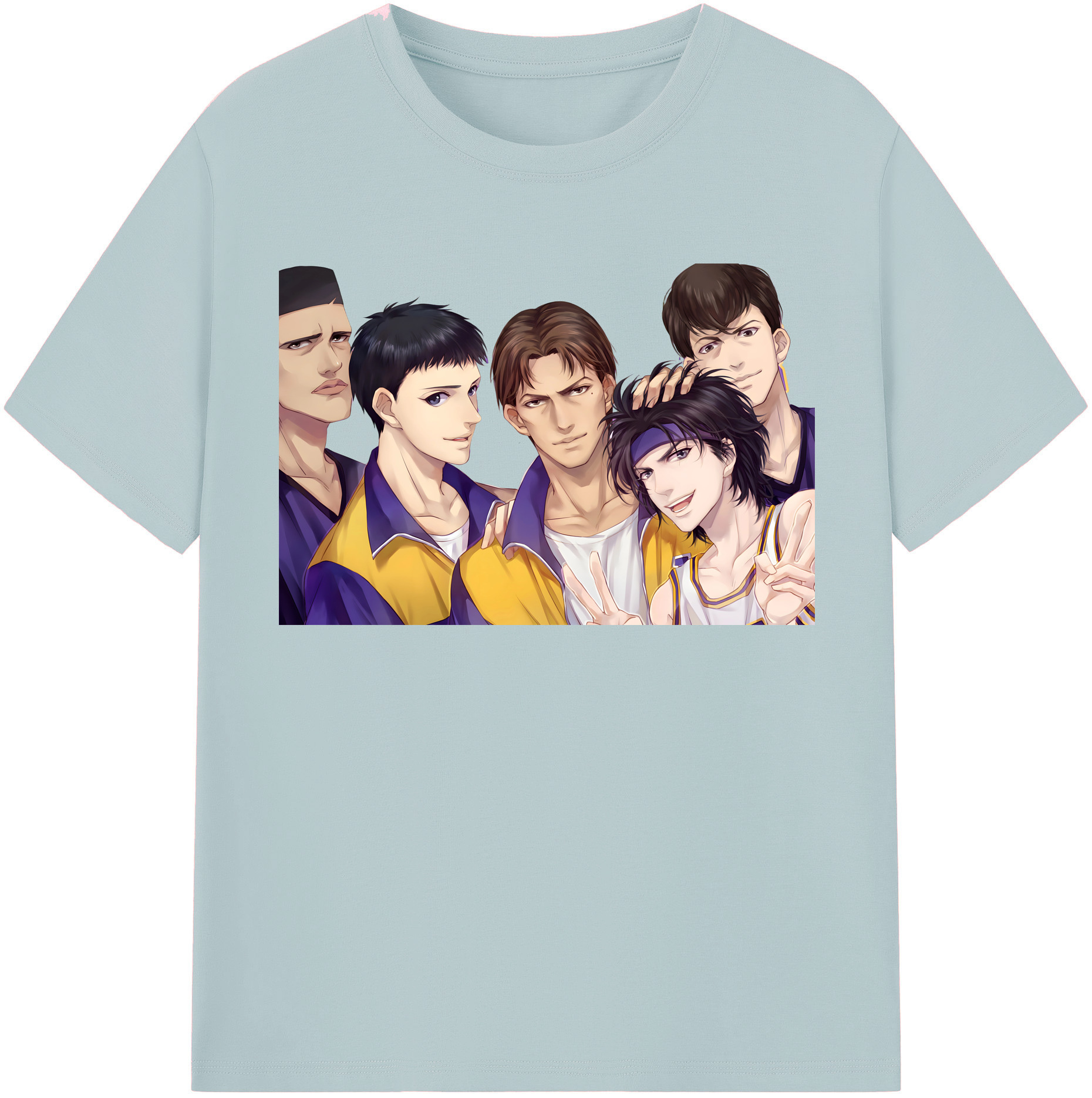 SLAM DUNK／スラムダンク 綿100％半袖Tシャツ（フロントプリント）